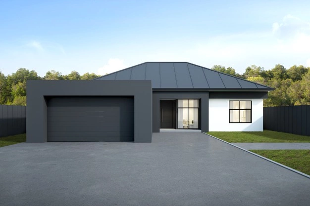 3D Rendering Australian Modern Luxury House With Garage 224530 547