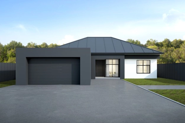 3d rendering australian modern luxury house with garage 224530 547