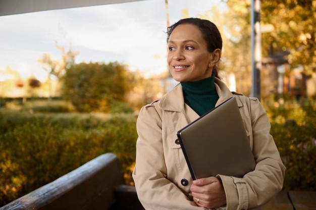LIFE ASSURANCE 2 confident middle aged pretty woman